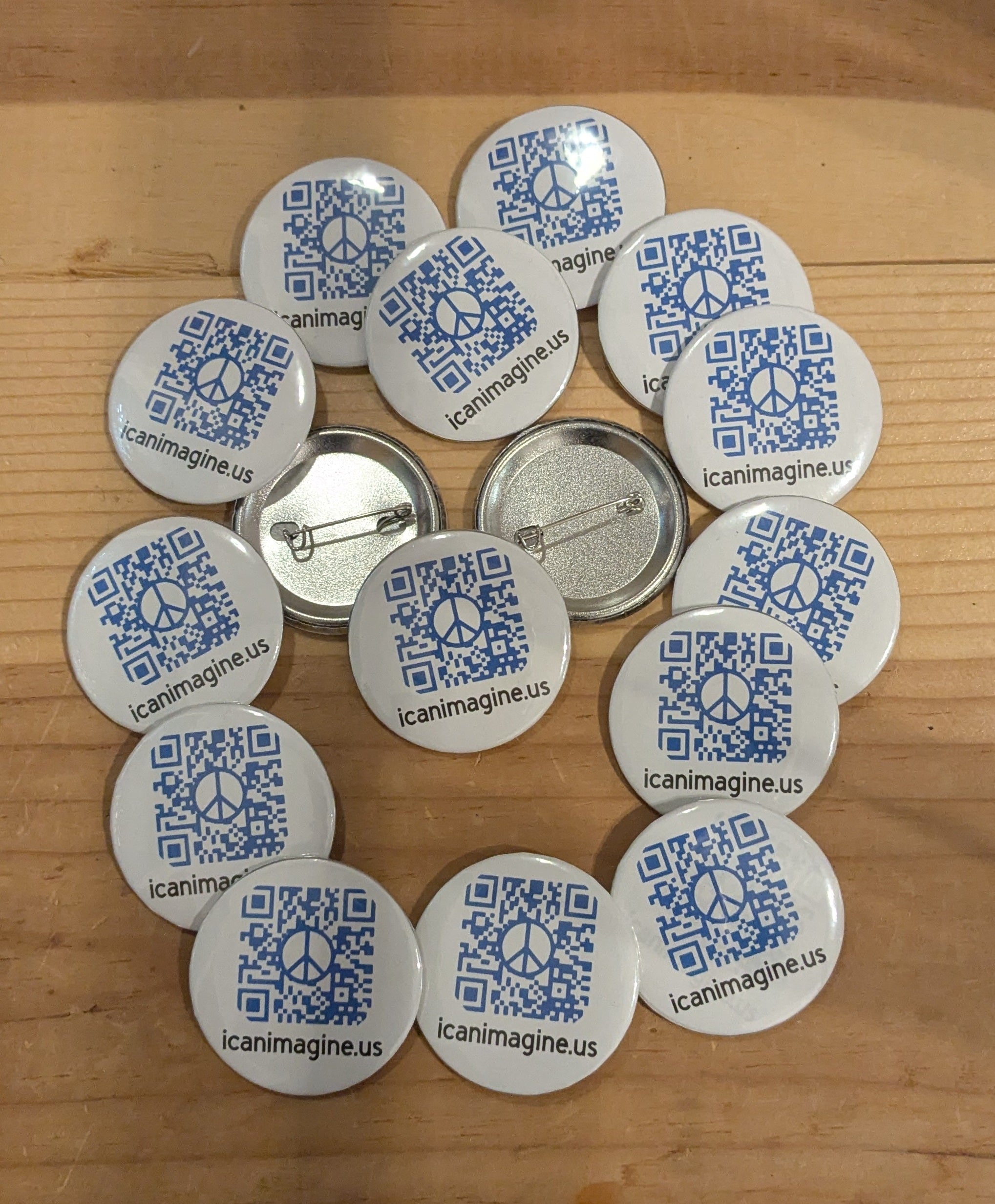4.The 'Imagine' Bag o' Buttons(QR Enabled) (Coming soon)